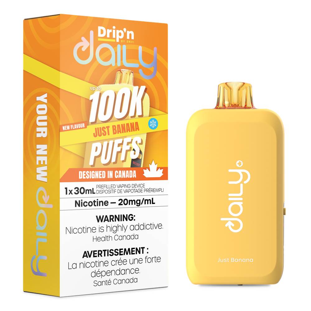 Drip'n Daily 100K Just Banana Disposable Vape